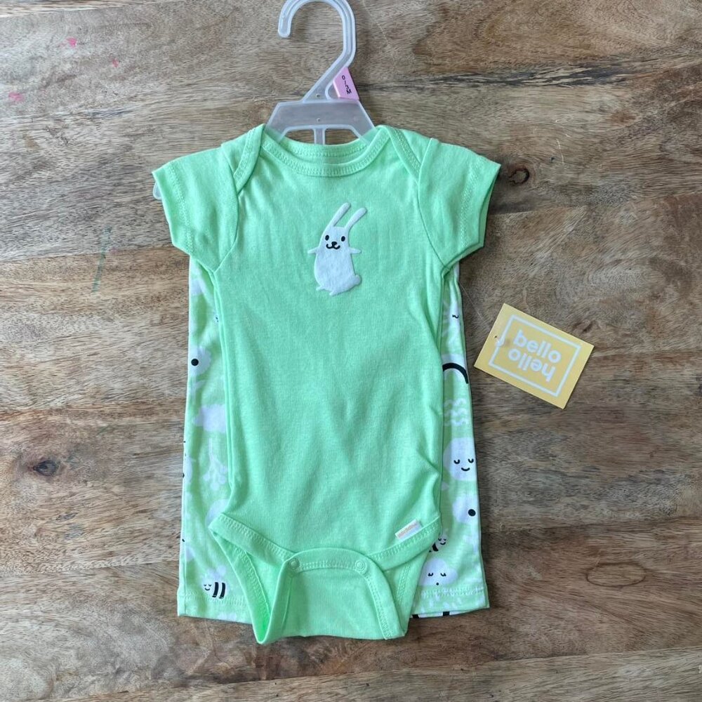 5/$20 NEW 2Pc NB Green Bunny Outfit